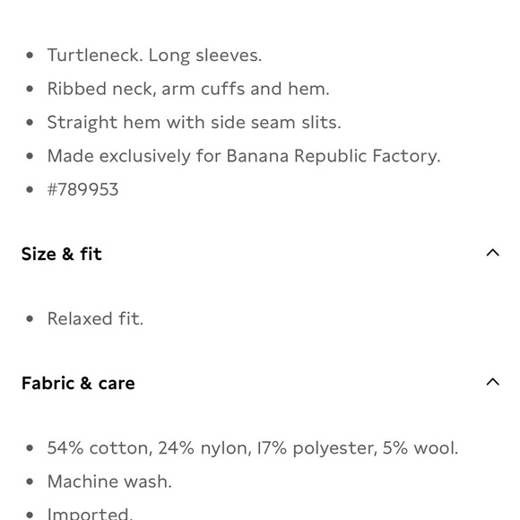 Banana Republic Factory Vibrant Red Turtleneck Sweater - Picture 3 of 3